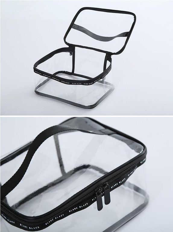 HDWISS Environmental Protection PVC Transparent Cosmetic Bag Women Travel Make up Toiletry Bags Makeup Organizer Case CB0173