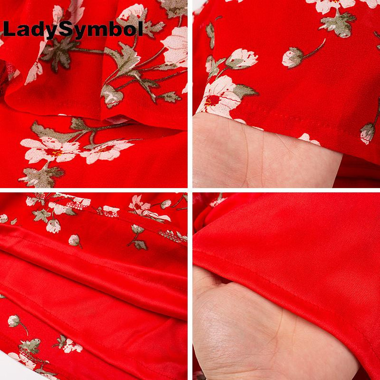LadySymbol Red Floral Print Ruffle Off Shoulder Women Rompers Jumpsuit Summer 2017 Sexy Beach Short Casual Overall Playsuit Girl LadySymbol Red Floral Print Ruffle Off Shoulder Women Rompers Jumpsuit Summer 2017 Sexy Beach Short Casual Overall Playsuit Girl
