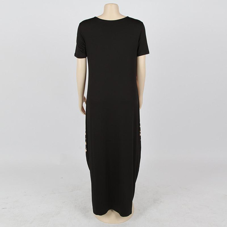 Kostlich Women Dress O-Neck Leopard Beauty Print Dress Women Maxi Long Dresses Plus Size Loose Casual Womens Clothing Sundress Kostlich Women Dress O-Neck Leopard Beauty Print Dress Women Maxi Long Dresses Plus Size Loose Casual Womens Clothing Sundress