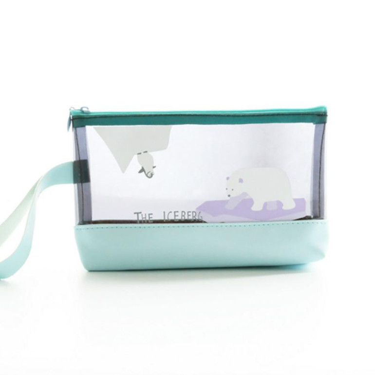 DUDINI Simple Portable Women Cosmetics Package Large Capacity Cartoon Female Make Up Bag Travel Toiletry Bag Lady Cosmetics Bags
