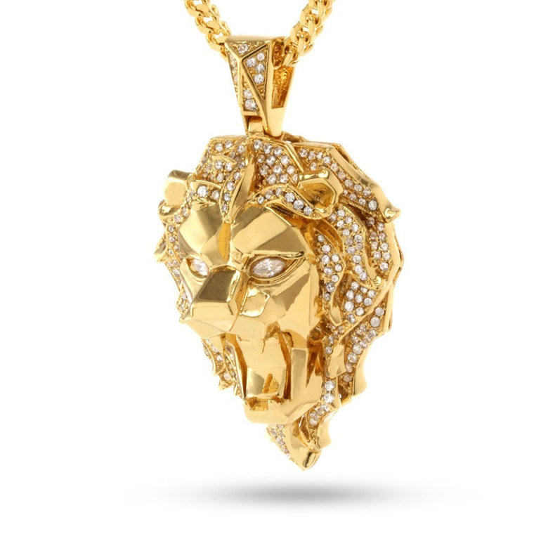 Fox "Empire" x KING ICE - The CZ Faceted Lion (Gold)