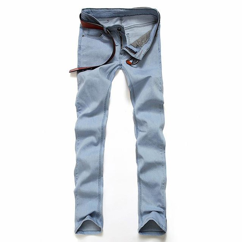 2017 Fashion Men's Casual Stretch Skinny Jeans Trousers Tight Pants Solid Colors Jeans Fashion Slim Jeans Male Denim trousers 2017 Fashion Men's Casual Stretch Skinny Jeans Trousers Tight Pants Solid Colors Jeans Fashion Slim Jeans Male Denim trousers