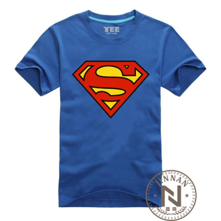 Comic Super Hero T Shirt Superman Batman Captain America the Flash Cartoon Movie Men Boy Cosplay T-Shirts Tshirt Geek Tee