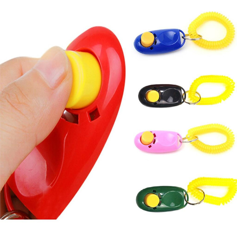 2015 Universal Animal Pet Training Clicker Obedience Aid + Wrist Strap Light Weight