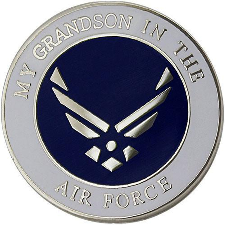 My Grandson is in the Air Force 1" Lapel Pin