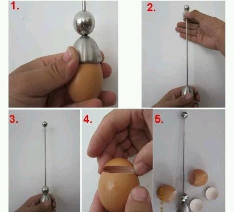 New Stainless Steel Egg Shell Opener Topper Cutter Kitchen Gadgets Cooking Tools New Stainless Steel Egg Shell Opener Topper Cutter Kitchen Gadgets Cooking Tools