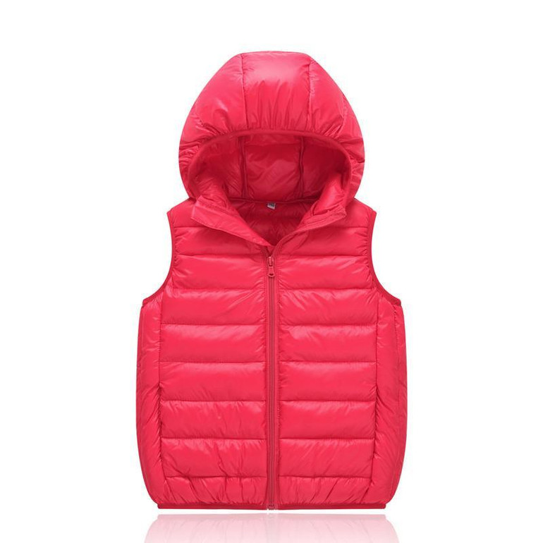 Fashion 2017 Children duck down vests waistcoats girls/boy Outerwear&amp;Coats vest candy color Kids jackets Autumn baby Outerwear