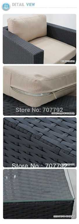 2017 NEW style modern furniture rattan furniture patio furniture sofa outdoor terrace furniture sofa Set