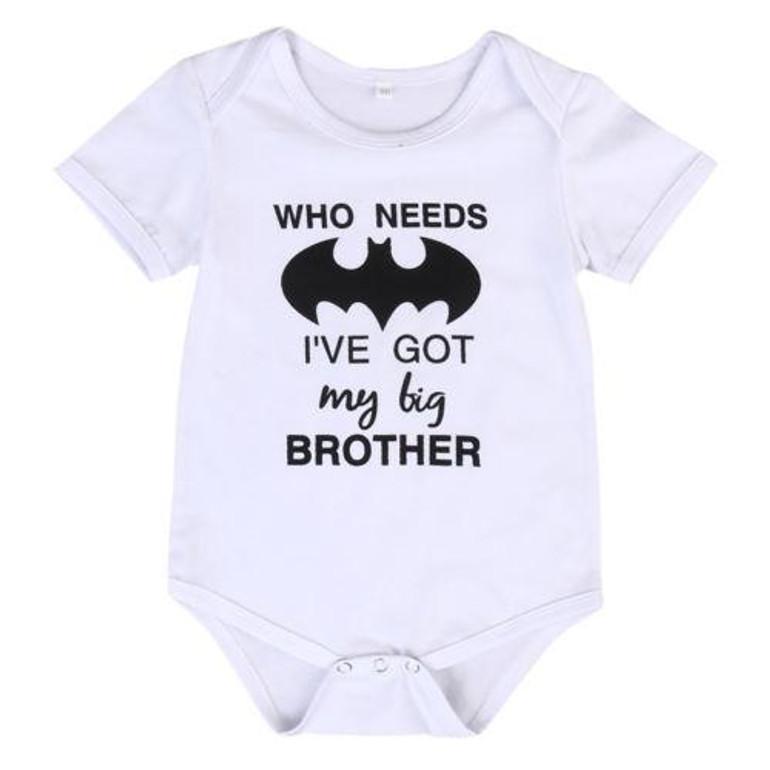 2017 Summer Batman Baby Romper Newborn Baby Boy Girl Clothes Short Sleeve Cotton Outfits Toddler Kids Jumpsuit Rompers 0-24M