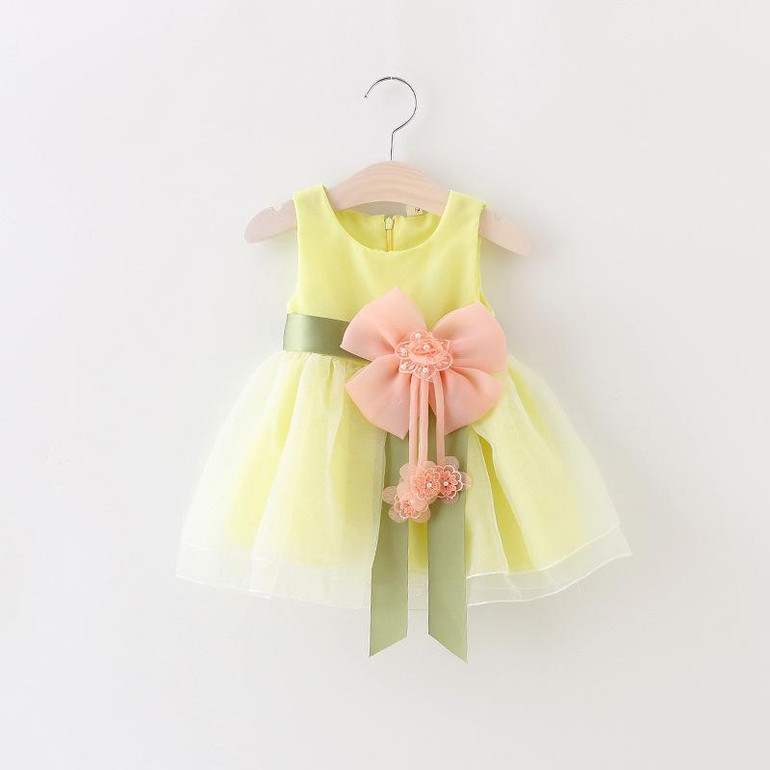 2017 Summer Baby Girl Dress Newborn Cotton Princess Dress Baby Girl Clothes GD-443 Wedding Baby Girl Party Dress Kids Clothes