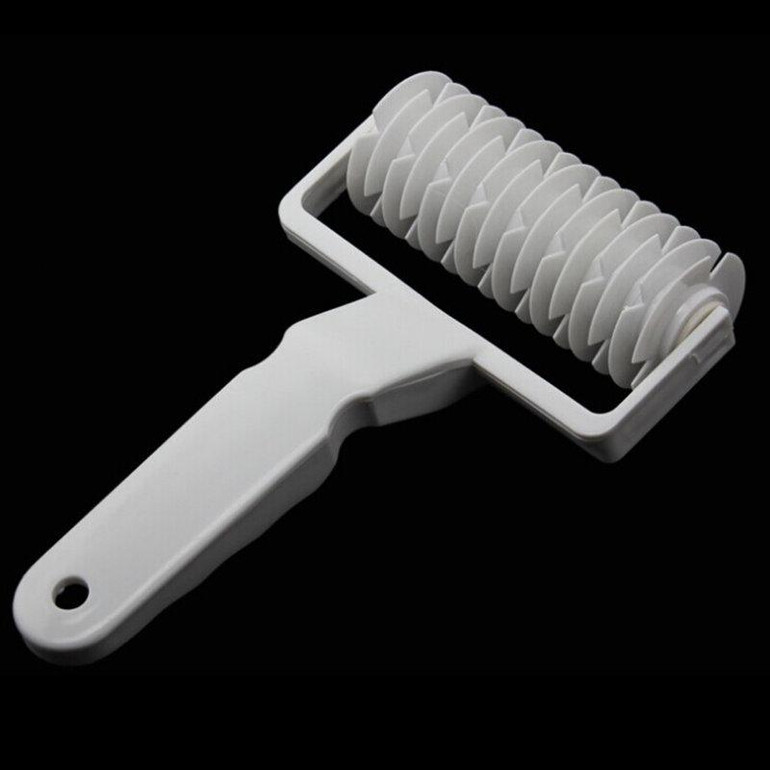 Large ABS Pastry Cutter Dough Roller Knife Lattice Cutter Pasta Tool Cookie Pie Pizza Bread Pastry Lattice Roller Cutter