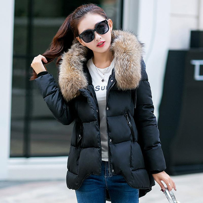 jacket women Cotton coat fashion irregular Warm Jacket winter coat women parkas Female winter winter jacket Faux fur coat
