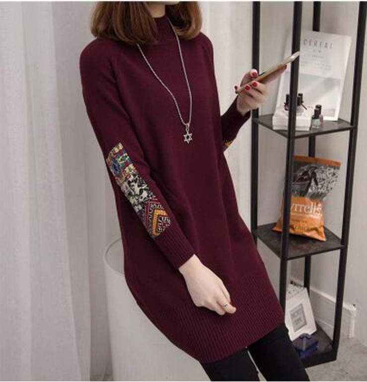 Autumn/Winter Turtleneck Pullover Women's Sweaters Loose Warm Knit Sweater Large size Casual Long-sleeved Sweater Lady Shirt 4XL