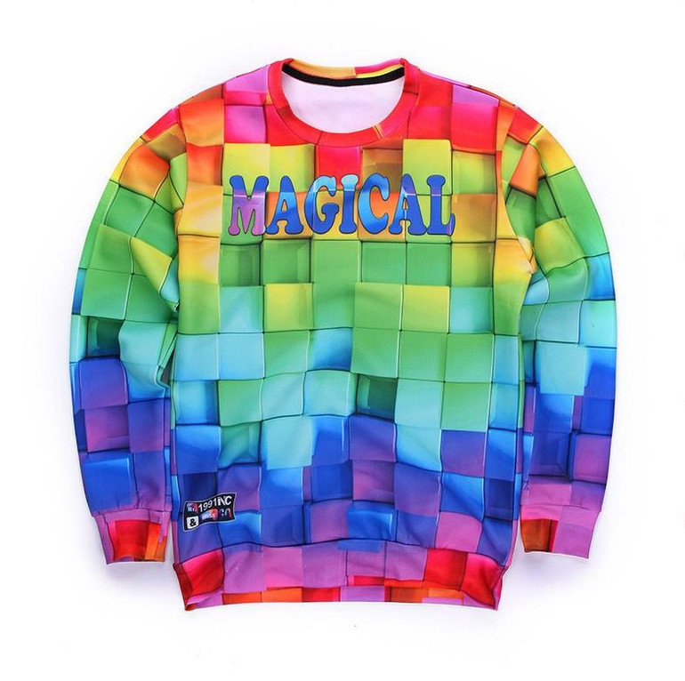 Autumn/winter new sweatshirt men's fashion 3D sweatshirt novelty gun clown printing sudaderas Men hoodies pullovers Sweatshirts
