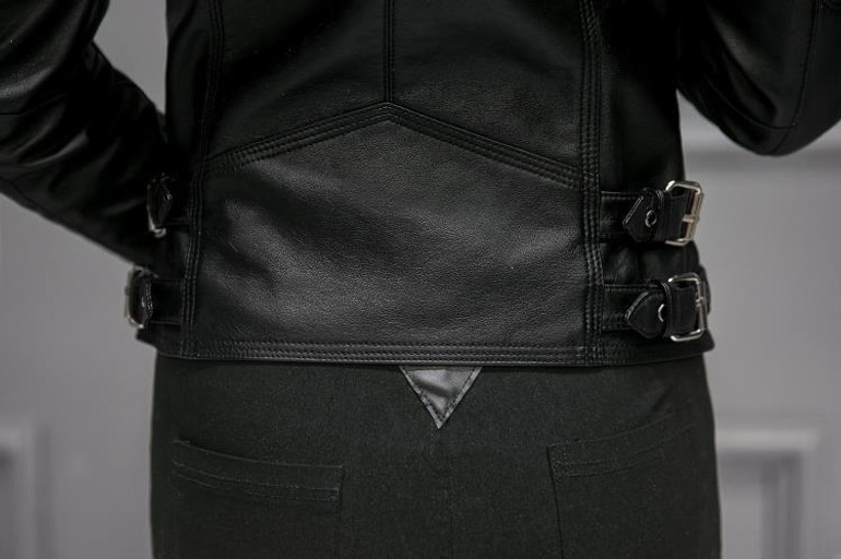 2017 New Fashion Brand Spring Autumn Faux Soft Leather Women PU Jacket Zippers Long Sleeve Motorcycle Coat