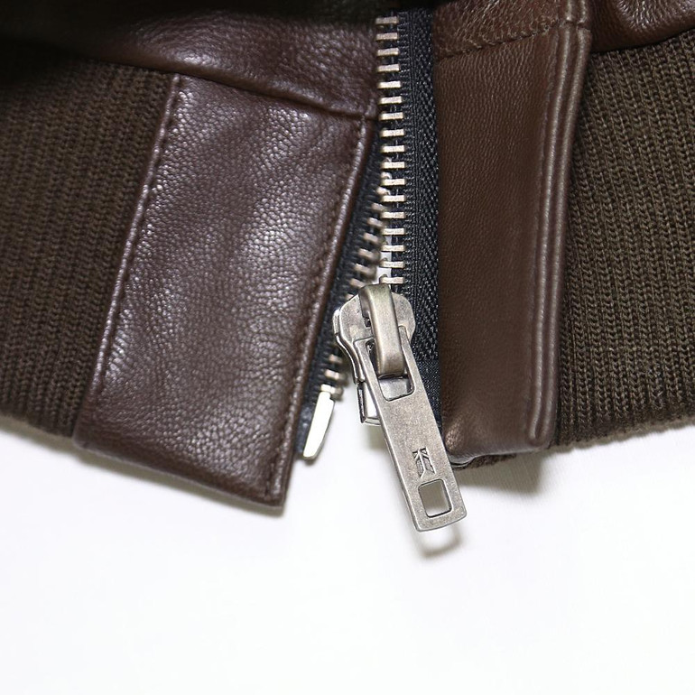 2017 New Men's Genuine Goat skin Leather Jacket Fat loose big yards S-XXL Casual Russia Winter Coats Free Shipping