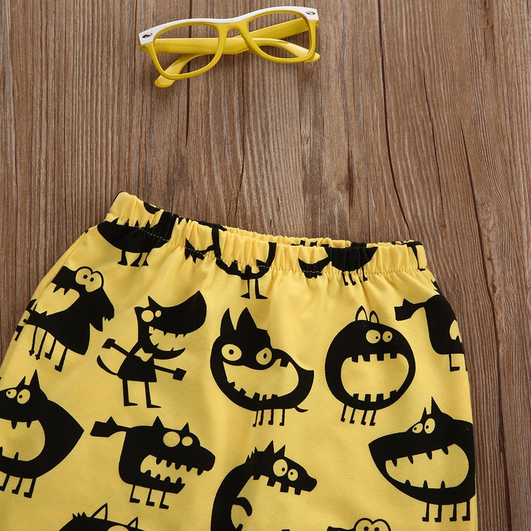 Casual Toddler Infant Kids Baby Boys Girls Harem Long Pants Cartoon Animals Trousers Pant Bottom