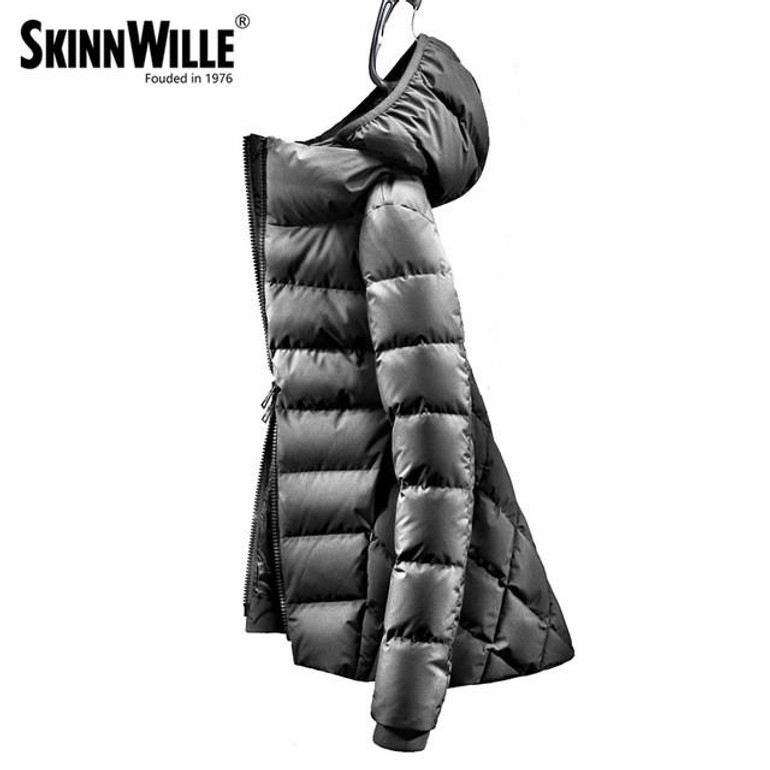 skinnwille 2017 fashion high quality 90 white duck down coat women winter down jacket winter coat women womens winter jackets