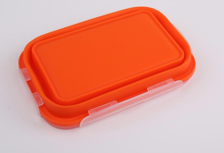 2017 New Silicone Collapsible Portable Bento Box Bowl Lunch Bento Boxes Folding Food Container Lunchbox 800ml Eco-Friendly