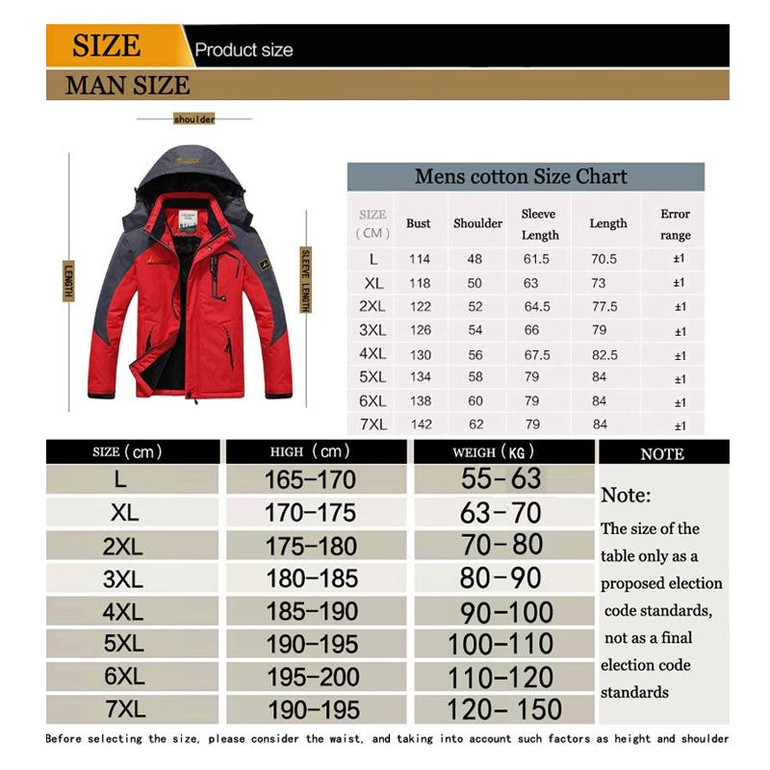 2017 hot Brand Luo Baoluo winter jacket men Plus velvet warm wind parka 6XL plus size black hooded winter coat men