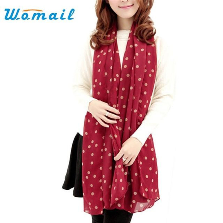 2017 New Stylish Girl Long Soft Silk Chiffon Scarf Wrap Polka Dot Shawl Scarve For Women Hot Dropship 2017 New Stylish Girl Long Soft Silk Chiffon Scarf Wrap Polka Dot Shawl Scarve For Women Hot Dropship
