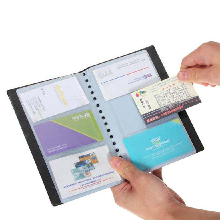 2016 Useful New 120 Cards Business Name ID Credit Card Holder Organizer Leather Case Book