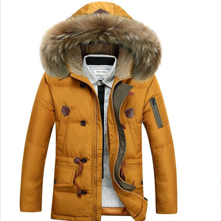 2016 new winter jacket men thickening business down jackets ,90% white duck down coat ,mens brand jackets free shipping