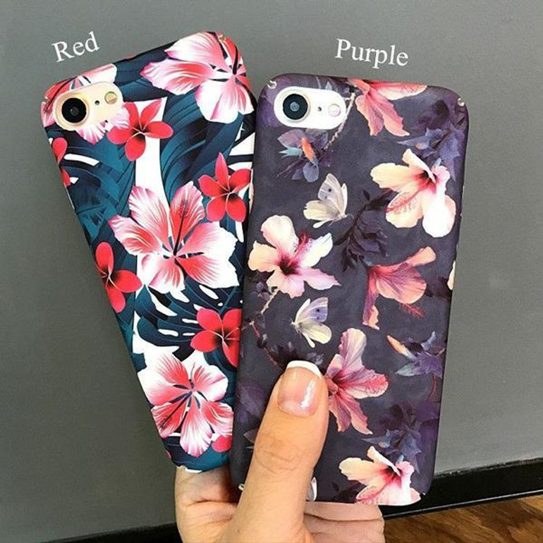 Retro Flower Leaves Phone Cases for iPhone 7/7 Plus