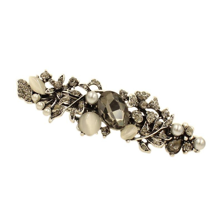 2017 New Luxury Crystal Hair Clip Opal Leaf Resin Flower Headwear Jewelry OL For Women Girls Elegant Barrettes Hair Accessories 2017 New Luxury Crystal Hair Clip Opal Leaf Resin Flower Headwear Jewelry OL For Women Girls Elegant Barrettes Hair Accessories