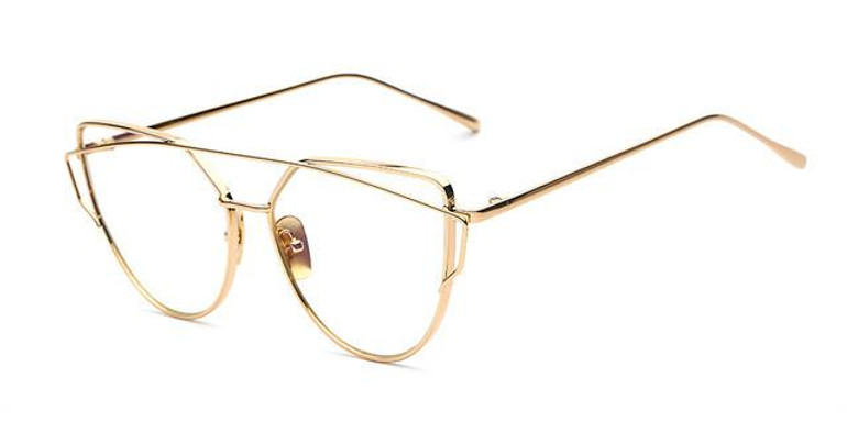 2017 NEW Fashion Sunglasses Women Brand Designer Metal Frame Sun glasses Vintage Mirror Shades Glasses S904