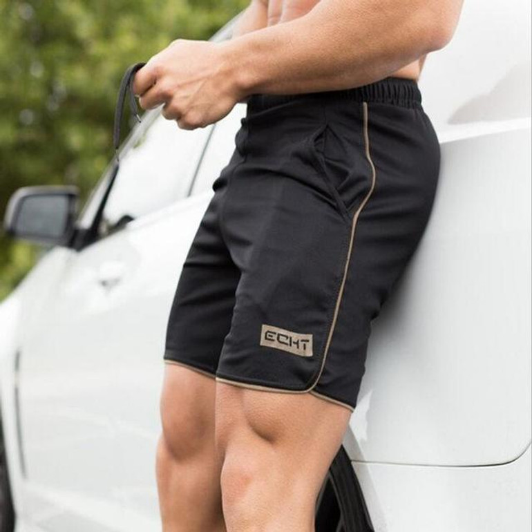 2017 New Fashion Men Sporting Shorts Cotton Bodybuilding Sweatpants Fitness Short Jogger Casual Gyms Men Shorts