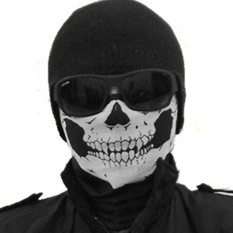 2016 New Motorcycle SKULL Ghost Face Windproof Mask  Sports Warm  Caps Bicyle Bike Balaclavas Scarf