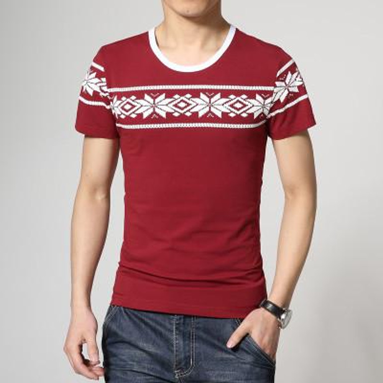 2017 summer style T-shirt men casual print short sleeve cotton t shirt slim  patchwork Tee shirt Top plus size 3Xl 4Xl 5Xl