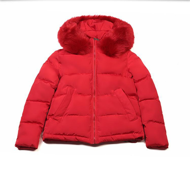 2017 winter coat women outwear short womens clothing solid jacket with hooded fur collar female parka winter jacket women