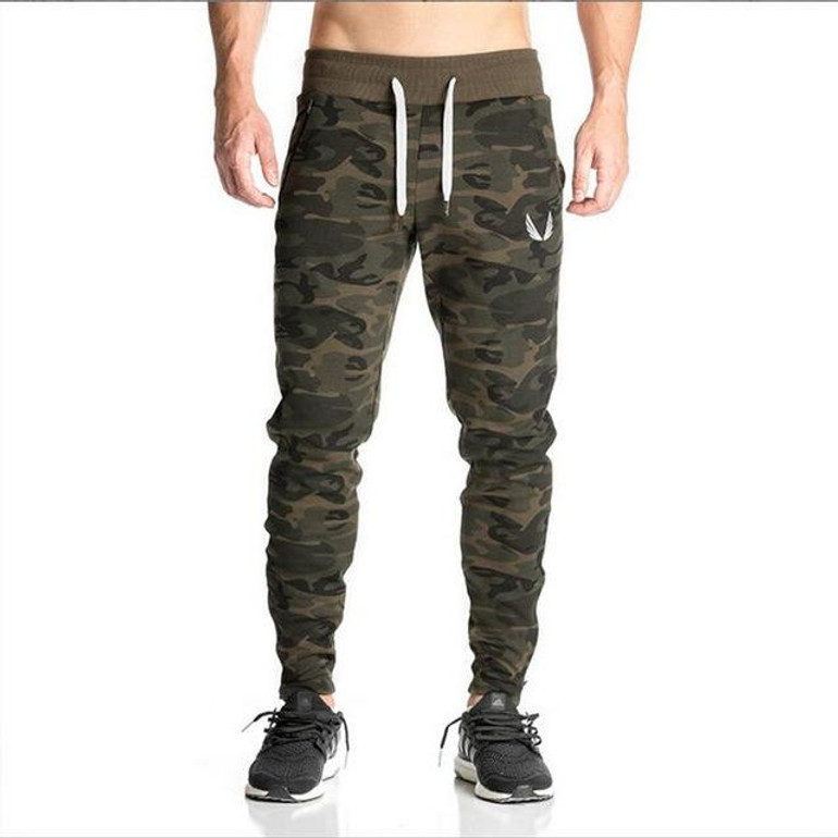 2016 NEW AS Gyms pants Men's gasp workout bodybuilding clothing casual camouflage sweatpants joggers pants skinny trousers
