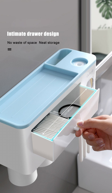 ONEUP New Toothbrush Holder Automatic Toothpaste Dispenser With Cup