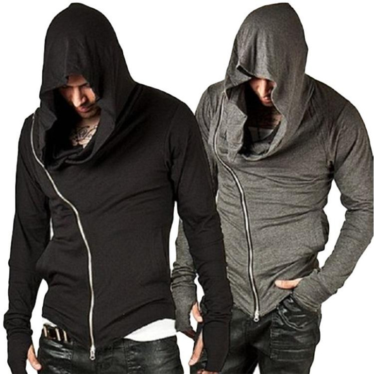 2017 Brand Design Men Hoodies Hop Streetwear Zipper Fashion Sweatshirt Men's Tracksuit Men Assassins Creed Hoodies