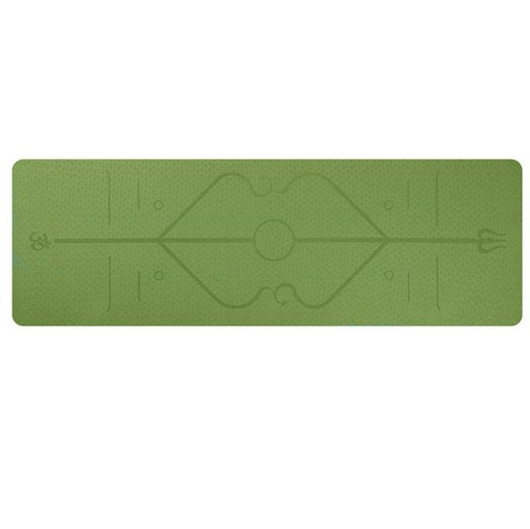 TPE Non-Slip Yoga Mat 1830x 610x 6mm