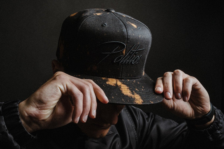 Politics "Bleached" Snapback - Black