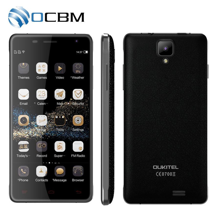 Original Oukitel K4000 Pro MTK6735P Quad Core 1.0GHz Android 5.1 5.0" HD 2GB RAM 16GB ROM 5.0MP 4600mAh 4G LTE Mobile Phone