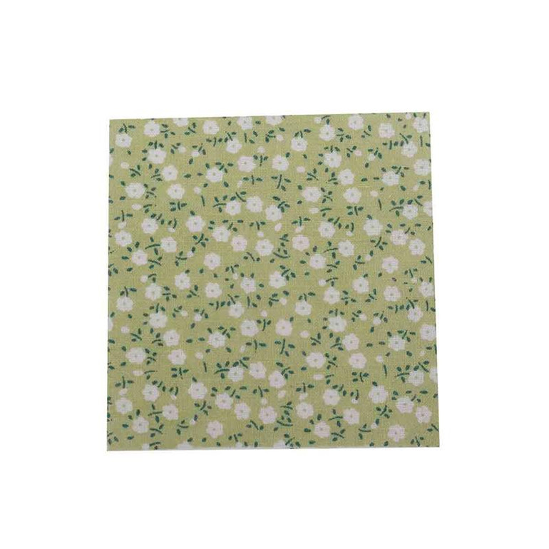 KiWarm 50Pcs Floral Cotton Fabric Pre Cut Cloth for Patchwork Quilting Sewing Home Needlework Crafts Cloth DIY Material 10*10cm