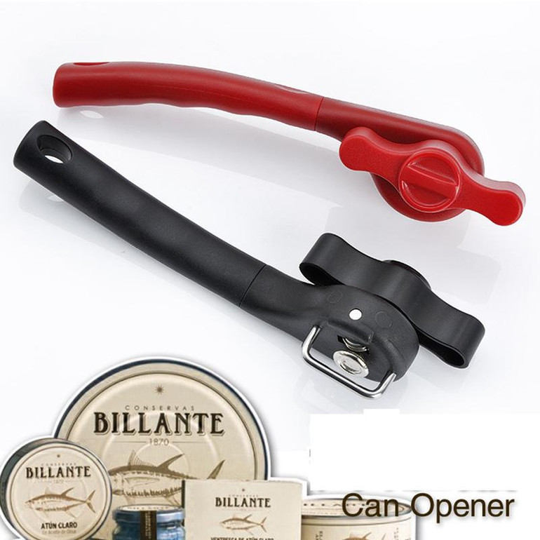 Kitchen Cans Opener Professional Ergonomic Manual Can Opener Side Cut Manual Can Opener Kitchen Tools Gadgets