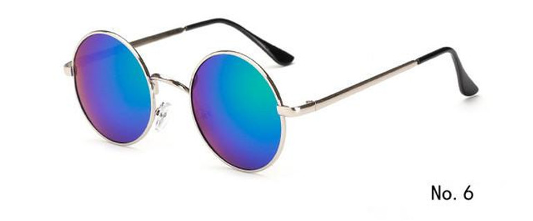 Samjune New Brand Designer Classic Polarized Round Sunglasses Men Small Vintage Retro John Lennon Glasses Women Driving Eyewear