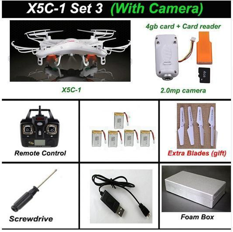 Sales 100% Original Syma X5c X5c-1 RC Helicopter Quadcopter Drone with Camera or Syma X5 X5-1 no Camera Vs H8C H31 H37 X5SW X8W