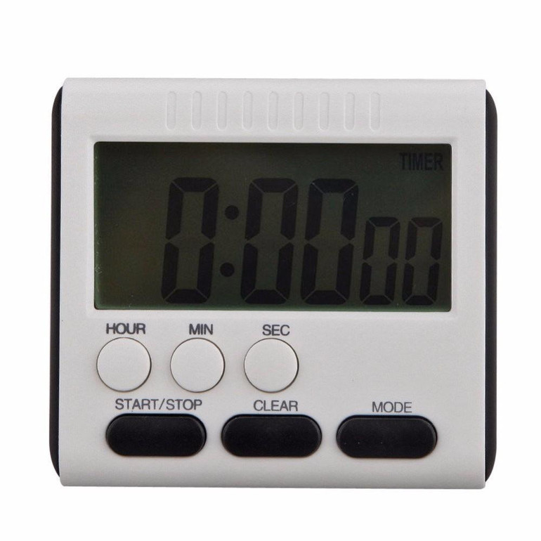 universal Digital Timer Count-Down Up Clock Loud Electronic Magnetic Large LCD Clock Alarm 24 Hours for Kitchen Cooking Matches
