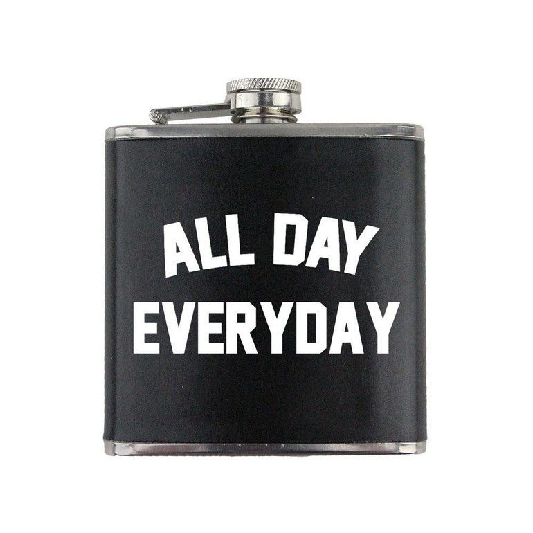 All Day Everyday 6 oz. Flask with Wrap