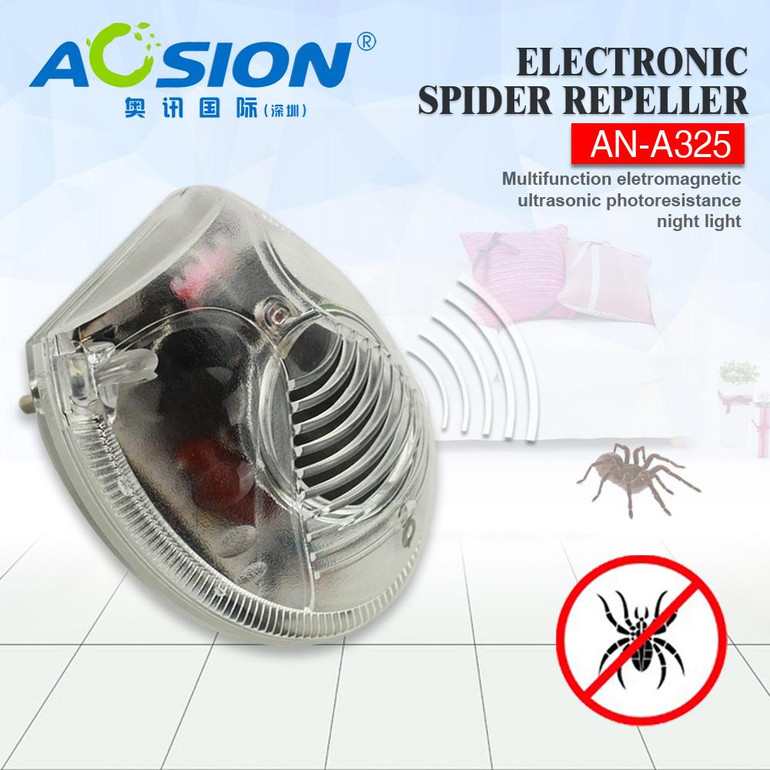 Aosion Superior Ultrasonic Electromagnetic Insects Repeller Spider Repellent Electronic Pest Control AN-A325