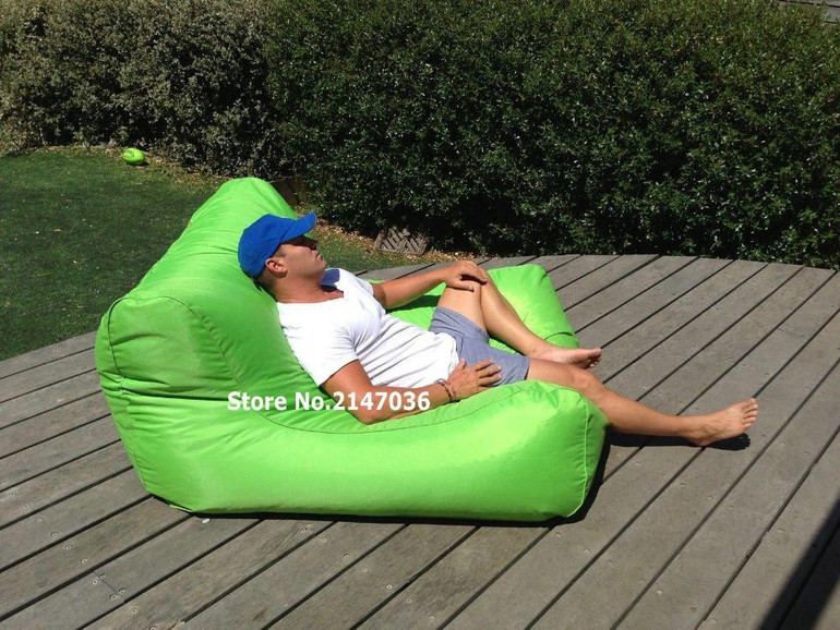 Red landed extra big size bean bag lounger, Pool master Sun Drifter Bean-Bag Float