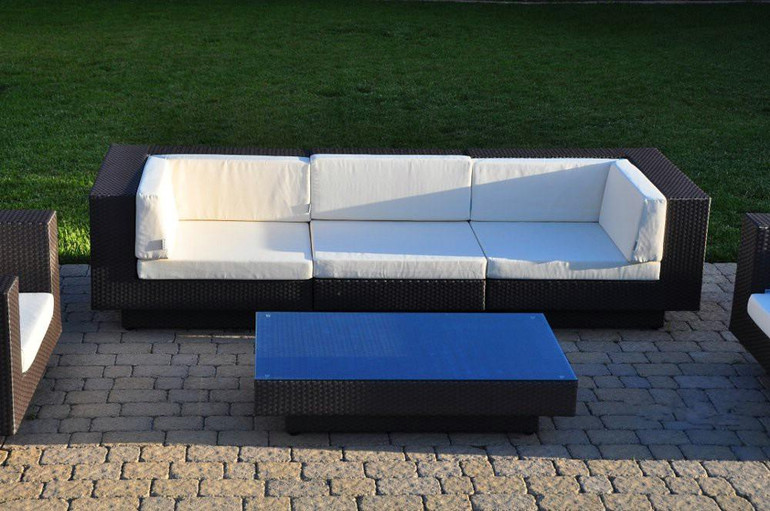 Hot Sale rattan garden furniture outdoor sofa sets modern couches for sale