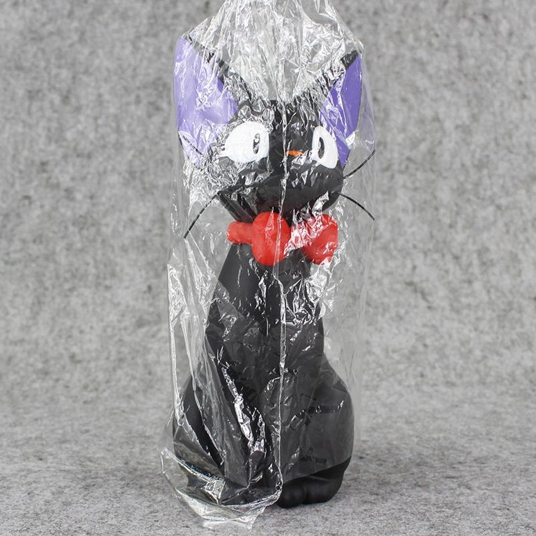Studio Ghibli Hayao Miyazaki Anime Kiki's Delivery Service Piggy Bank Black JiJi Cat Action Figures Toys Collection Model Toy